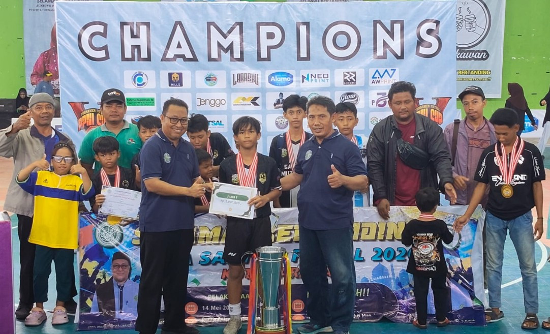 Futsal Liga Santri Tarakan 2026 Sukses, Unit Sabilul Muttaqin berhasil keluar sebagai juara pertama