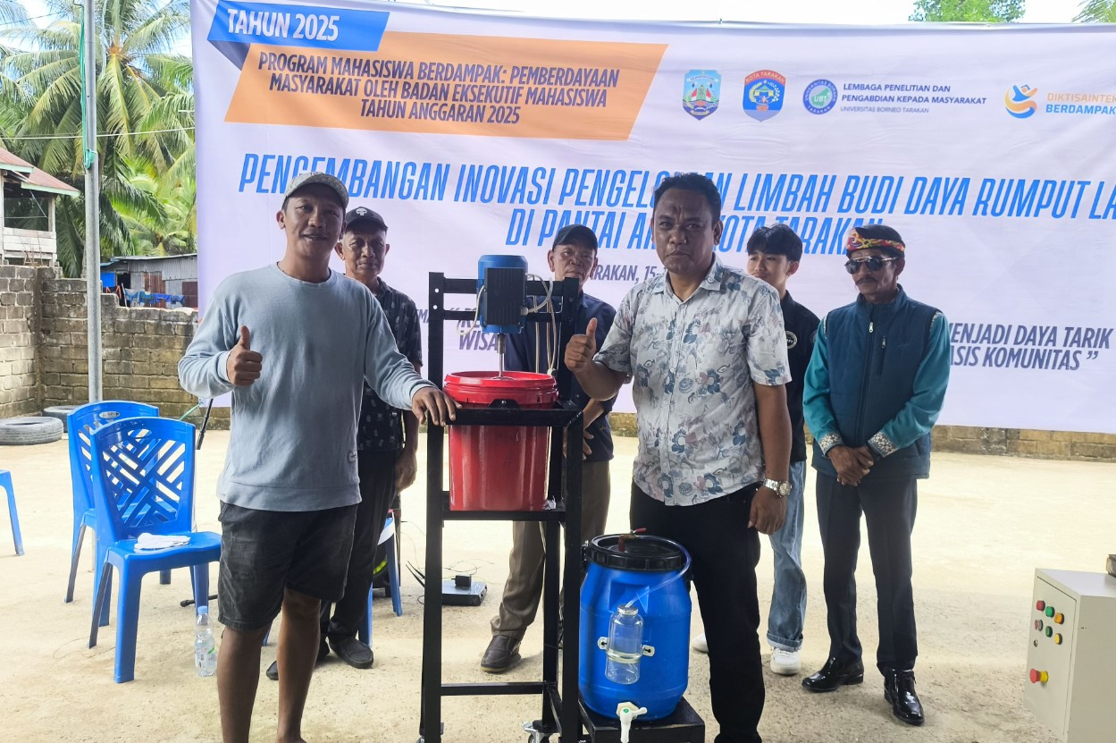 Mahasiswa UBT Kenalkan Inovasi Teknologi Hijau untuk Dukung Petani Rumput Laut di Pantai Amal