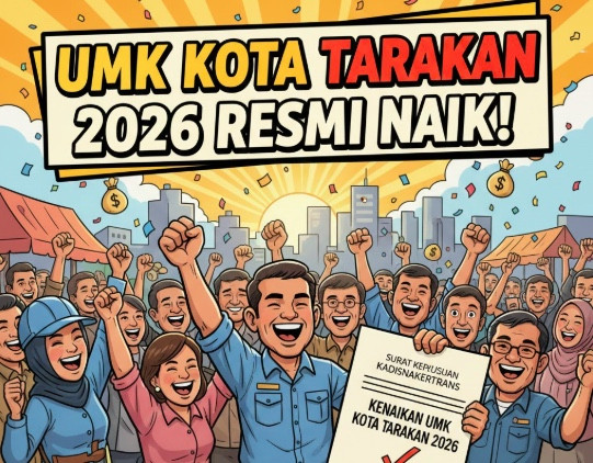 UMK Kota Tarakan 2026 Resmi Ditetapkan, Berlaku Mulai 1 Januari